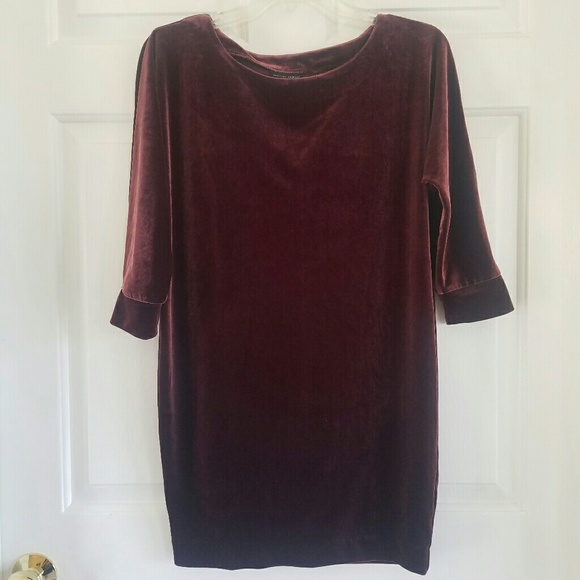 New York & Company Tops - New York & Company/ dark red velvet dress/tunic